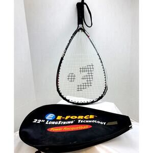 22" LongString Technology E-Force Racquetball Raquet Titanium Graphite W Cover